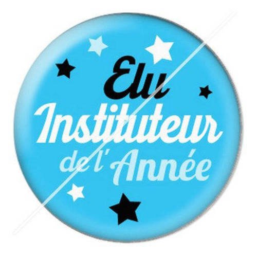 Cabochon résine a coller 25 mm pour instituteur 14 