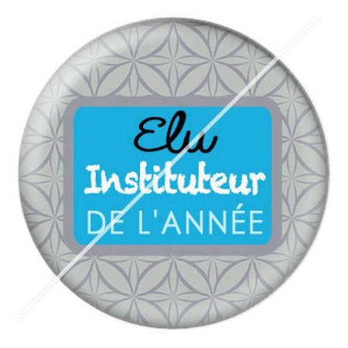 Cabochon résine a coller 25 mm pour instituteur 15 