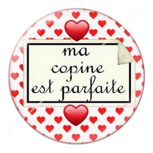 Cabochon résine a coller 25 mm pour amie 6 