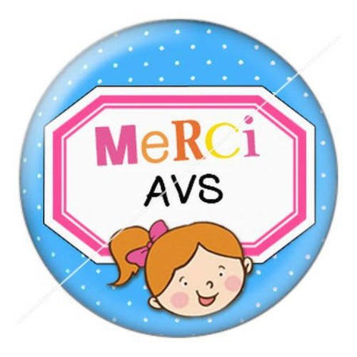 Cabochon résine a coller 25 mm pour avs f2 