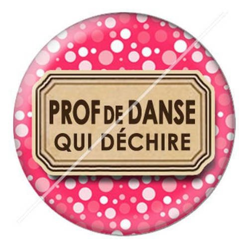 Cabochon résine a coller 25 mm prof de danse 11 