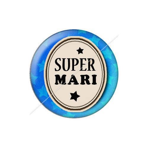 Cabochon résine a coller 25 mm mari 21 