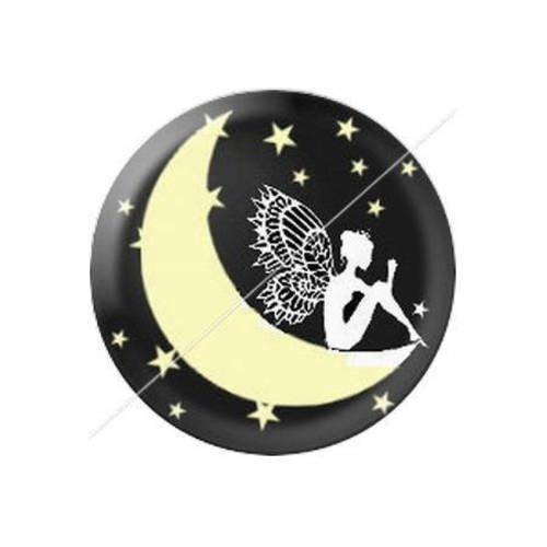 Cabochon résine a coller 25 mm pour maman pluie d'étoiles fée 