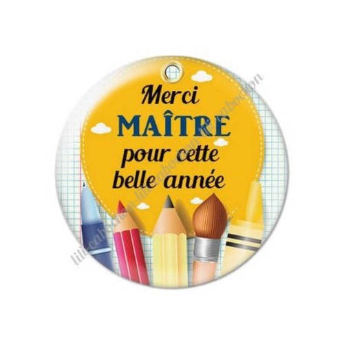 Cabochon résine a coller 25 mm maître s16 