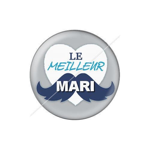 Cabochon résine a coller 25 mm mari 5 