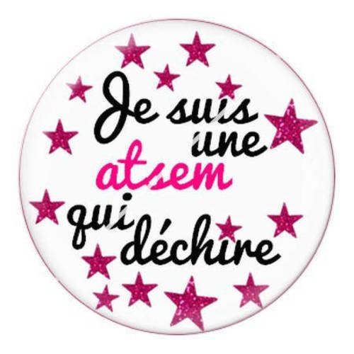 Cabochon résine a coller 25 mm pour atsem c1 