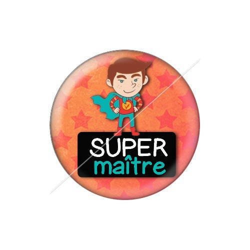 Cabochon résine a coller 25 mm maître j3 