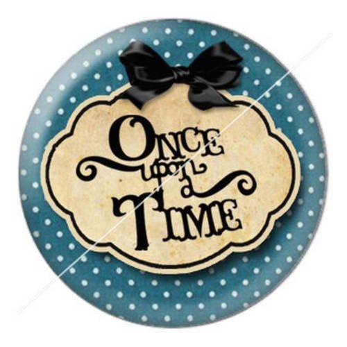 Cabochon résine a coller 25 mm once upon a time 6 