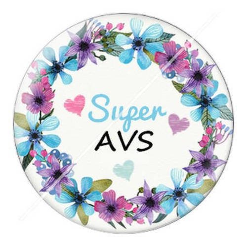 Cabochon résine a coller 25 mm pour avs b15 