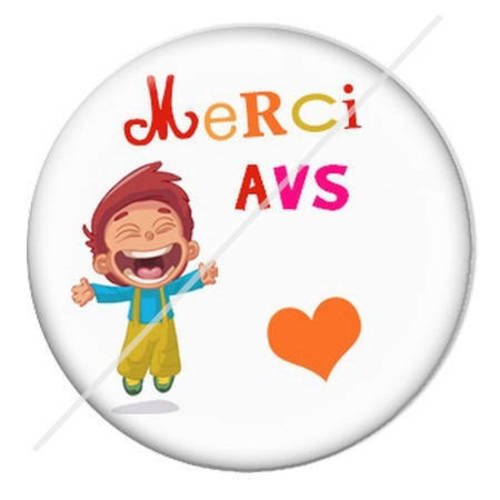 Cabochon résine a coller 25 mm pour avs 6 