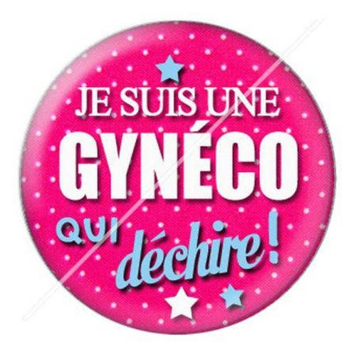Cabochon résine a coller 25 mm gyneco qui déchire 1 