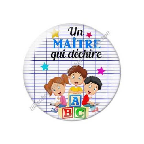 Cabochon résine a coller 25 mm maître k12 