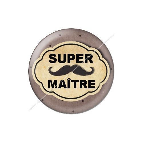 Cabochon résine a coller 25 mm maître j17 