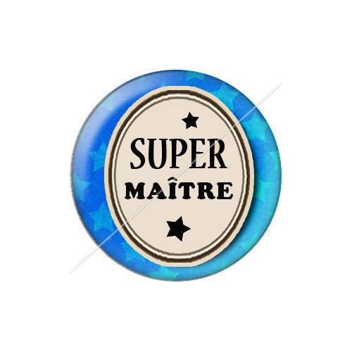 Cabochon résine a coller 25 mm maître j20 