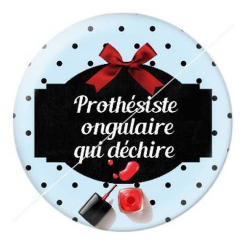 Cabochon résine a coller 25 mm prothésiste ongulaire 6 