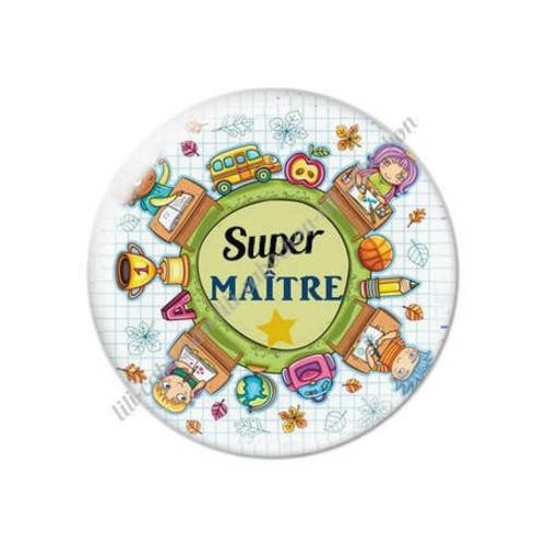 Cabochon résine a coller 25 mm maître k15 