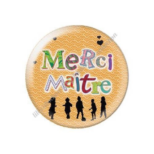 Cabochon résine a coller 25 mm maître s41 