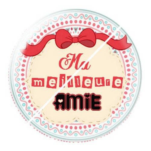 Cabochon résine a coller 25 mm ma meilleure amie 7 