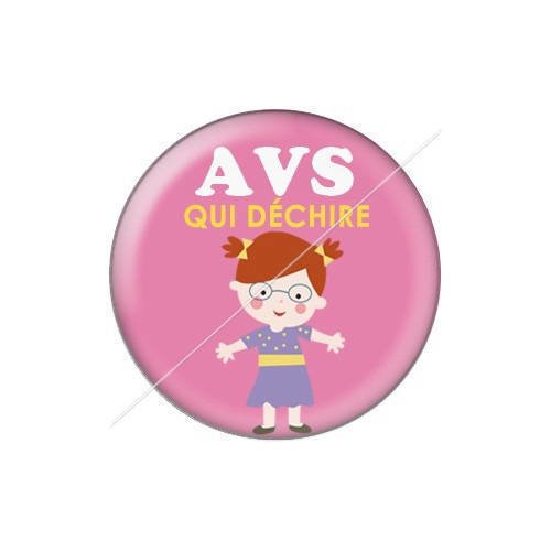 Cabochon résine a coller 25 mm avs j2 