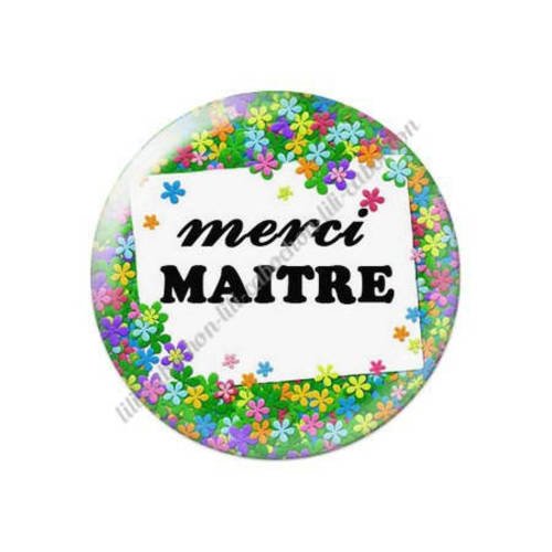 Cabochon résine a coller 25 mm maître k60 