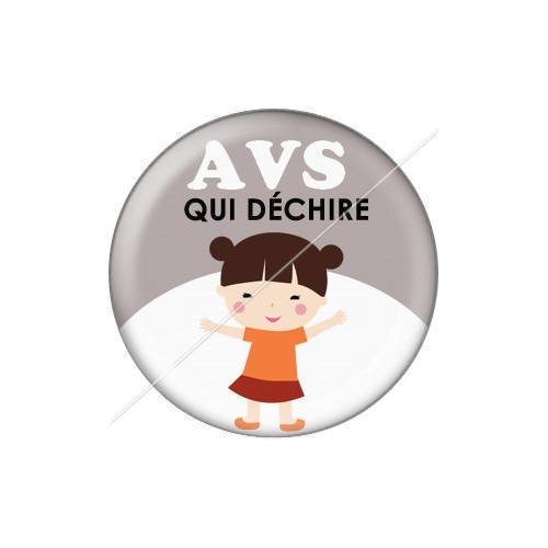 Cabochon résine a coller 25 mm avs j3 