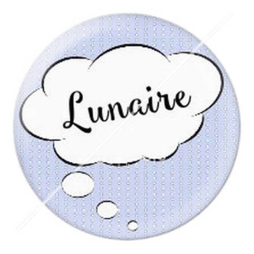 Cabochon résine a coller 25 mm lunaire 9 