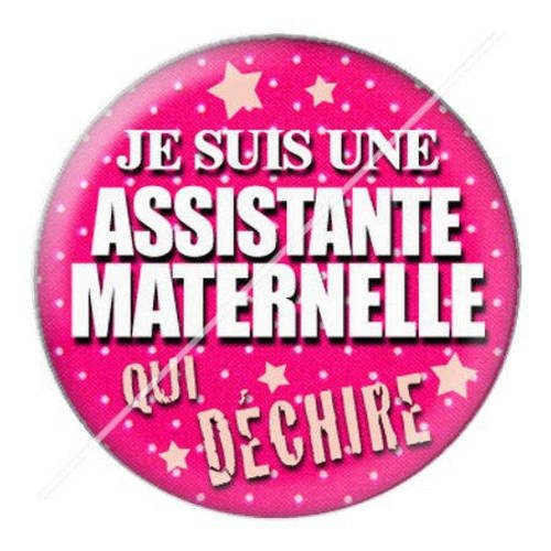 Cabochon résine a coller 25 mm assistante maternelle 12 