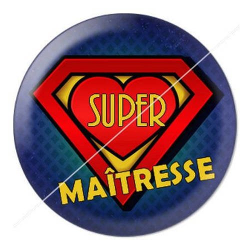 Cabochon résine a coller 25 mm maîtresse f9 