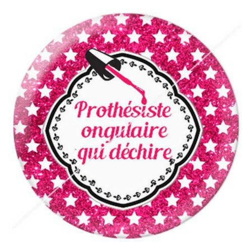 Cabochon résine a coller 25 mm prothésiste ongulaire 10 