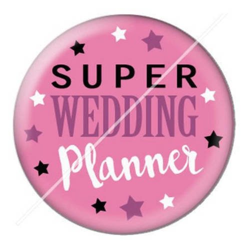 Cabochon résine a coller 25 mm wedding planner 13 