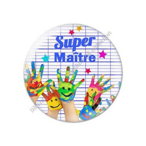 Cabochon résine a coller 25 mm maître k18 