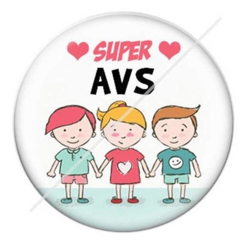 Cabochon résine a coller 25 mm pour avs 10 