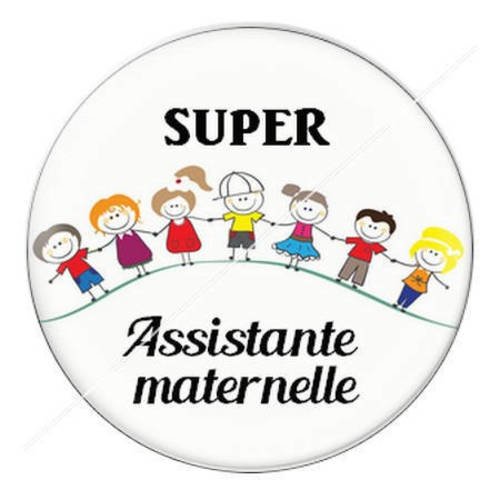 Cabochon résine a coller 25 mm merci assistante maternelle 13 