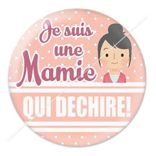 Cabochon résine a coller 25 mm pour mamie 7 