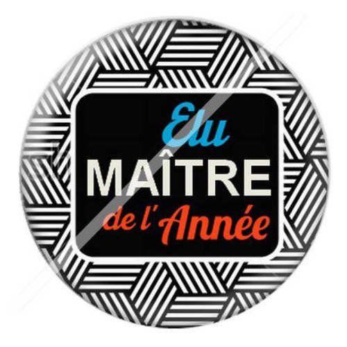 Cabochon résine a coller 25 mm pour maître 12 