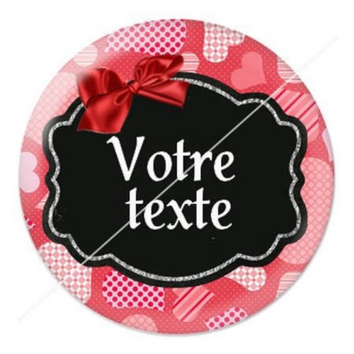 Cabochon résine a coller 25 mm à personnaliser avec votre texte ref b56 