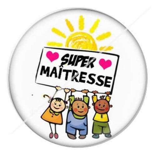 Cabochon résine a coller 25 mm pour maîtresse b3 