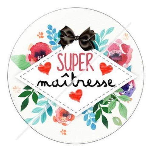 Cabochon résine a coller 25 mm pour maîtresse s1 