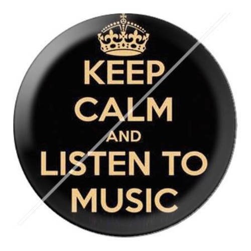 Cabochon résine a coller 25 mm keep calm 7 