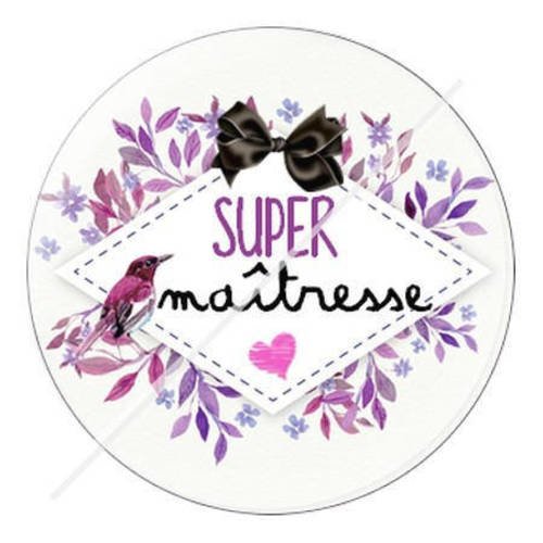 Cabochon résine a coller 25 mm pour maîtresse s3 