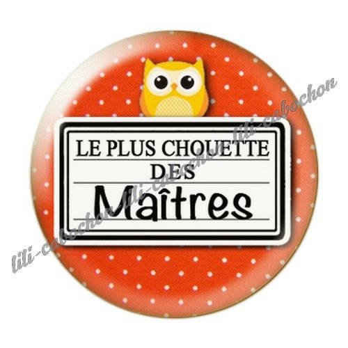 Cabochon résine a coller 25 mm maître i8 