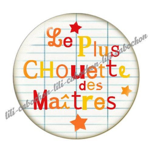 Cabochon résine a coller 25 mm maître i11 