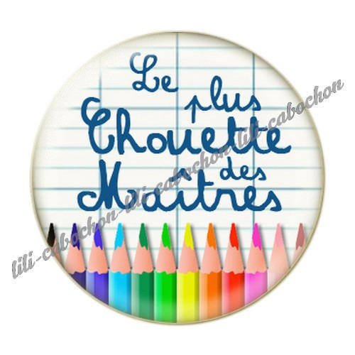 Cabochon résine a coller 25 mm maître i9 