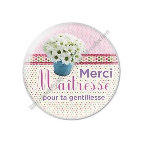 Cabochon résine a coller 25 mm maîtresse t25 