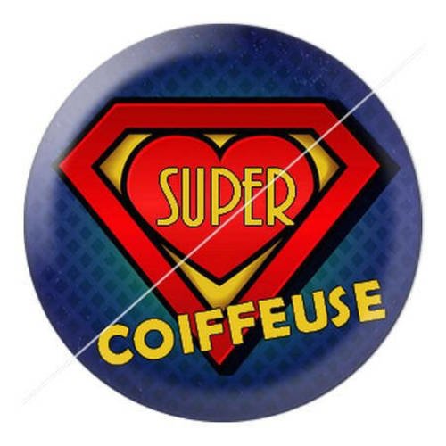 Cabochon résine a coller 25 mm coiffeuse 