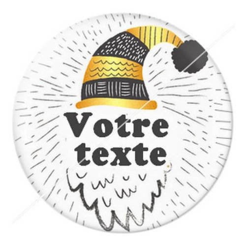 Cabochon résine a coller 25 mm thème noël à personnaliser avec votre texte ref b2 