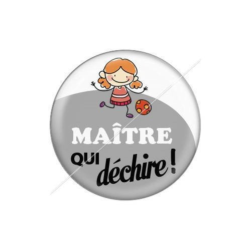 Cabochon résine a coller 25 mm maître j13 