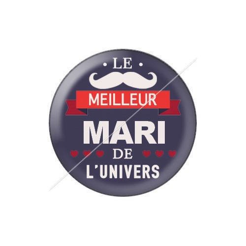 Cabochon résine a coller 25 mm mari 11 