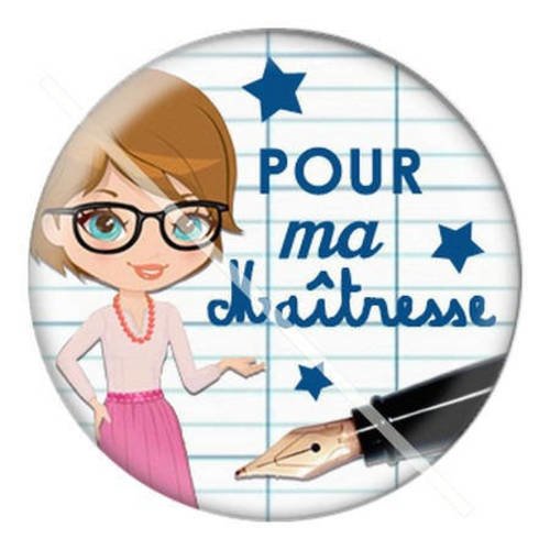 Cabochon résine a coller 25 mm pour maîtresse a29 