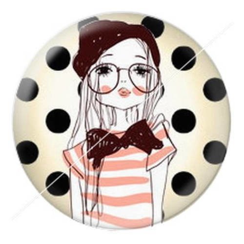 Cabochon résine a coller 25 mm bonne résolution 10 